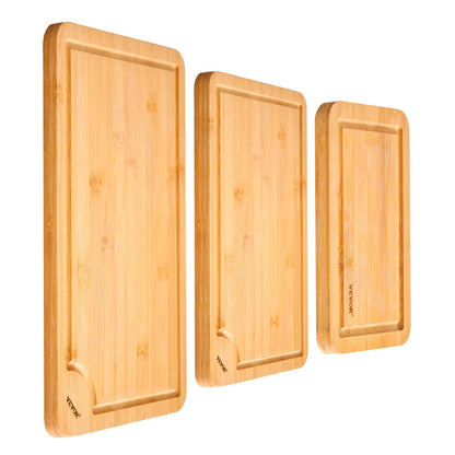 Bamboo Cutting Board Premium Versatile Cutting Board with Built-in Handle