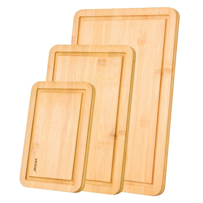 Bamboo Cutting Board Premium Versatile Cutting Board with Built-in Handle