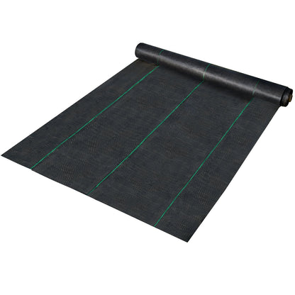 6x300 fot Heavy Duty PP vävd ogräsbarriär Landskap Markskydd 2,4 Oz